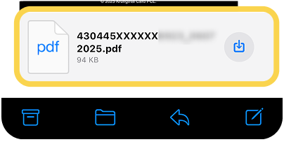 3. กดเปิด ไฟล์ใบแจ้งยอด