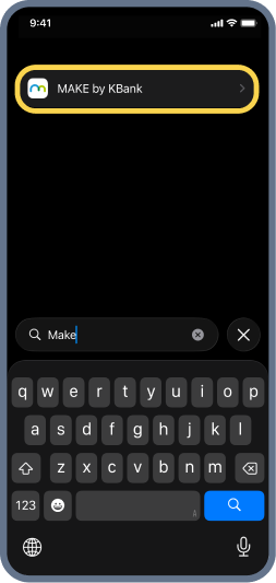 3. เลือกแอป mobile banking ที่ต้องการให้บันทึกรูปสลิป