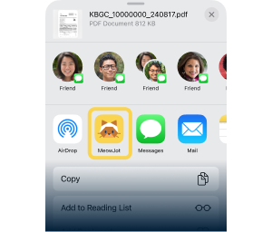 5. เลือก MeowJot