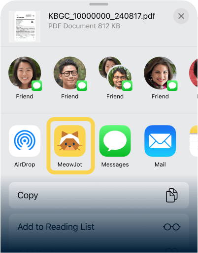 10. เลือก MeowJot