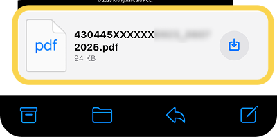 3. กดเปิด ไฟล์ใบแจ้งยอด