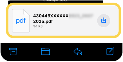 3. กดเปิด ไฟล์ใบแจ้งยอด