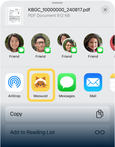 11. เลือก MeowJot