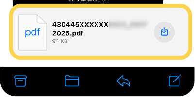 9. กดเปิด ไฟล์ใบแจ้งยอด